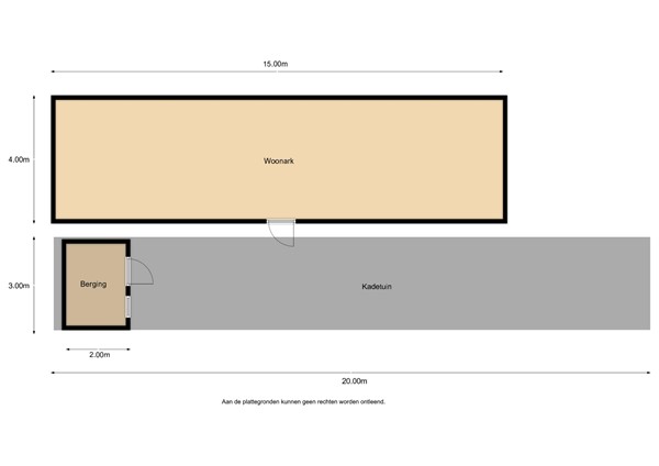 Floorplan - Bontekoekade 121Ark, 2516 LD The Hague